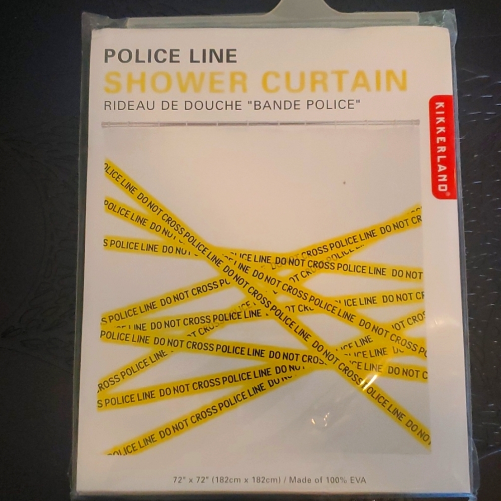 Shower Curtain 'Police Line'
